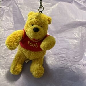 Disney Winnie The Pooh Plush Keychain